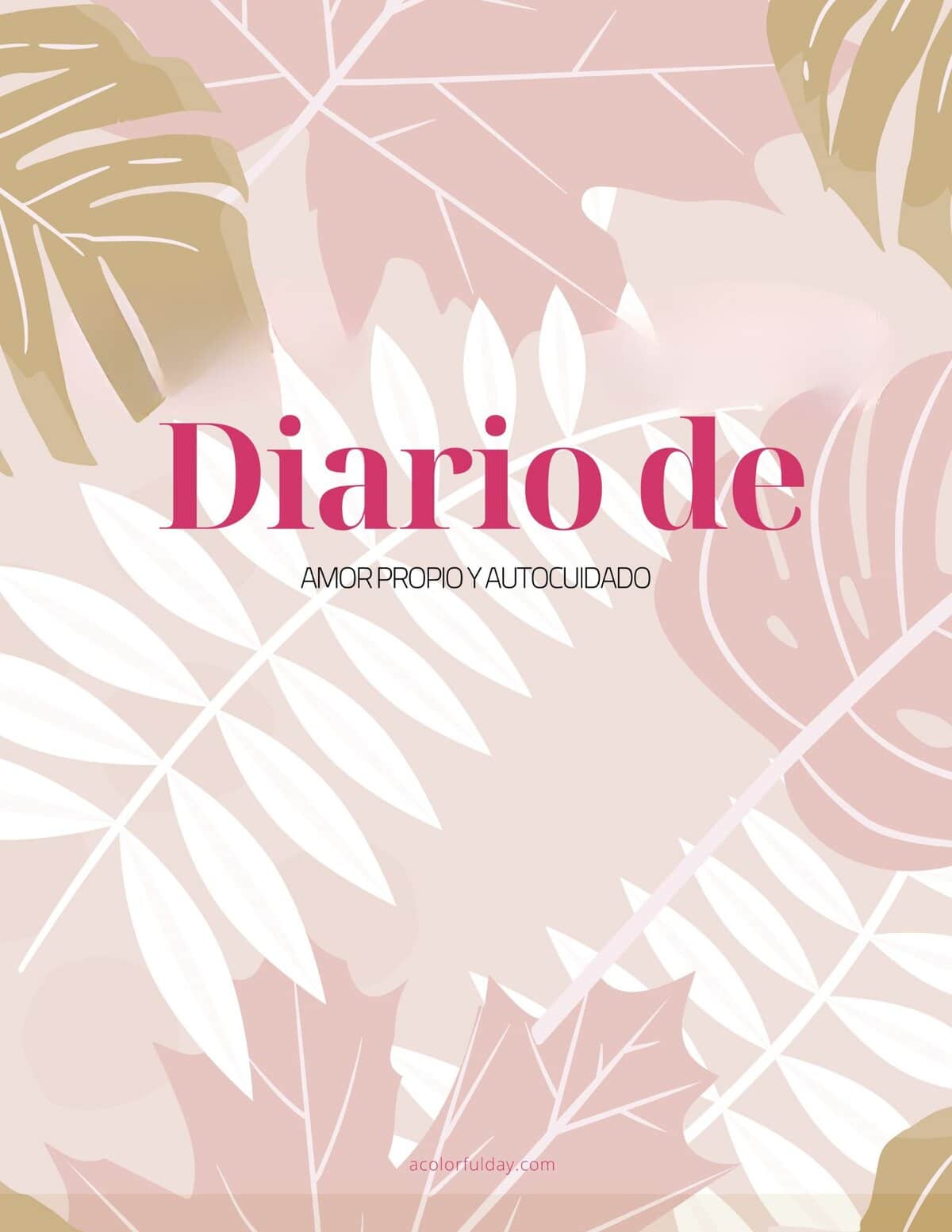 Diario de amor propio y autocuidado